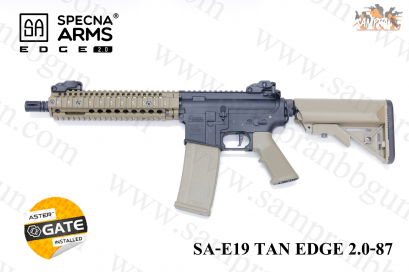 Specna Arms SA-E19 FDE EDGE 2.0 MK18 MOD1 สีทราย - EMG Arms (มาพร้อมระบบ GATE ASTER)