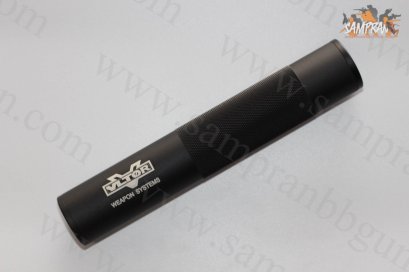 เก็บเสียง 8 นิ้ว (สำหรับปืนบีบีกัน) เกลียวสองด้าน รุ่นทรงอ้วน