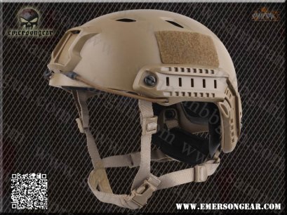 หมวก Emerson Fast Helmet BJ Type รุ่นปรับท้ายทอย สีทราย