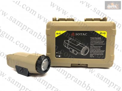 ไฟฉายติดปืนสั้น SOTAC รุ่น APL-G3 สีทราย