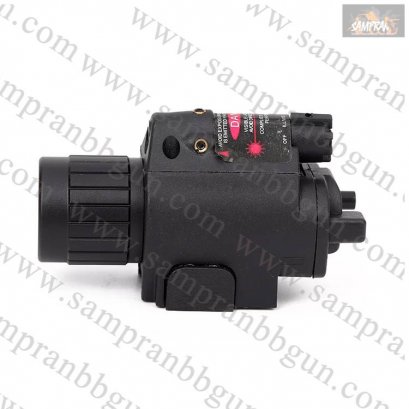 ไฟฉายเลเซอร์ติดปืน เลเซอร์แดง เลเซอร์พกพา 3 โหมด