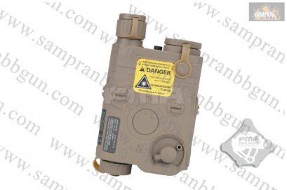 กล่องPEQสีทราย เลเซอร์แดงอย่างเดียว FMA PEQ 15 Battery Case + Red Laser DE TB495