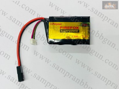แบตเตอรี่ Firefox Lipo 11.1V 20C 1300mAh ปลั๊กเดิม