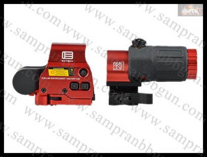 เซตด็อท อีโอเทค Eo-Tech 558 สีแดงปลดเร็ว + ซูมหลังด็อจ G33 ซูม 3 เท่า