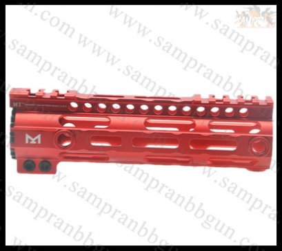 รางหน้า Midwest Industries (MI) ระบบรางM-Lock 7นิ้ว สีแดง