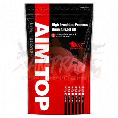 ลูกกระสุนปีนบีบีกัน AIMTOP BBS 0.20g(5,000นัด)
