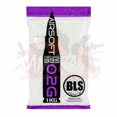 ลูกกระสุนปืนบีบีกัน BLS Precision 0.2g 1KG (5000นัด)