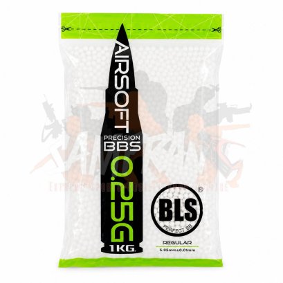ลูกกระสุนปืนบีบีกัน BLS Precision 0.25g (4000นัด)