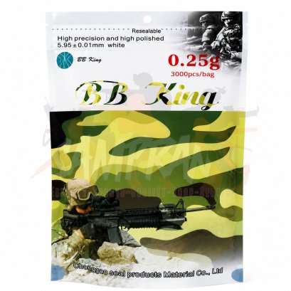 ลูกบีบี 0.25g BB King (3000นัด)