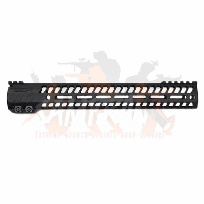 รางหน้า SLR HELIX M-LOK 15นิ้ว งานอะลูมีเนียม CNC