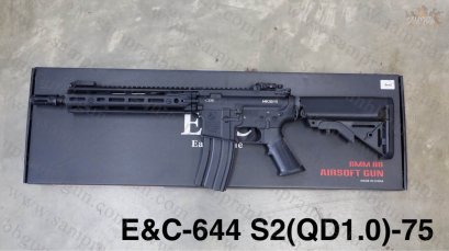 E&amp;C-644 S2 MK18 DD RIS3 สีดำ บอดี้โลหะ Gen 2 (QD 1.0)