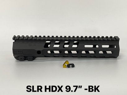 รางหน้า SLR HDX 9.7นิ้ว รางเต็ม งานอะลูมีเนียม CNC สีดำ