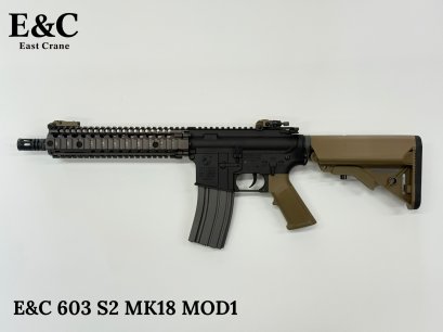 E&C 603 S2 CNC สีทรายทูโทน MK18 MOD1 บอดี้โลหะ  Gen 2