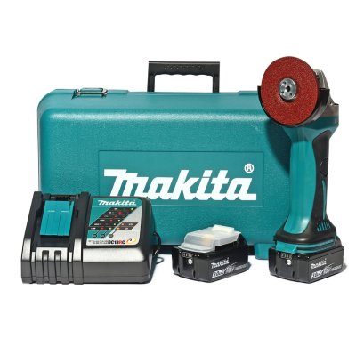 MAKITA เครื่องเจียไร้สาย 18 โวลต์ ขนาด 4 นิ้ว รุ่น DGA402RFE  รวมแบตเตอรี่และแท่นชาร์จ