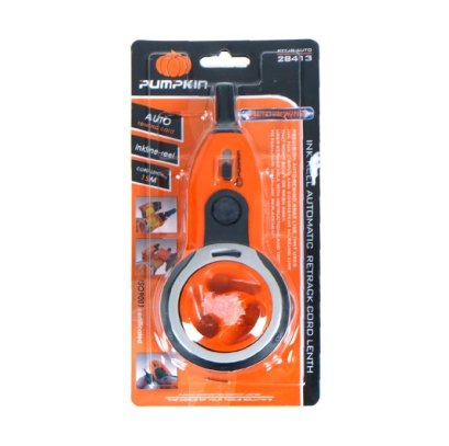 บักเต้าตีเส้น AUTO รุ่นใช้น้ำหมึก PUMPKIN รุ่น PTT-IR-AUTO28413 ขนาด 15 เมตร สีส้ม - ดำ
