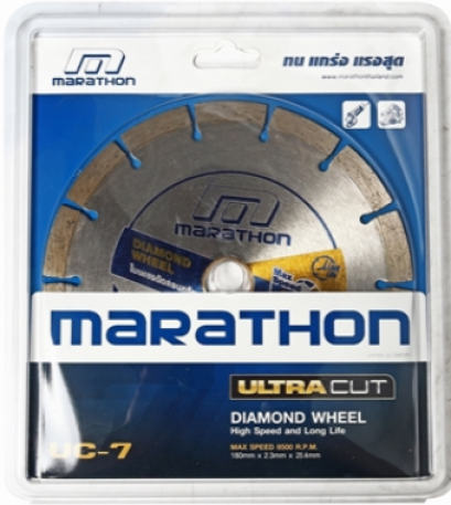 MARATHON ใบเพชรตัดคอนกรีต 7" รุ่น UC