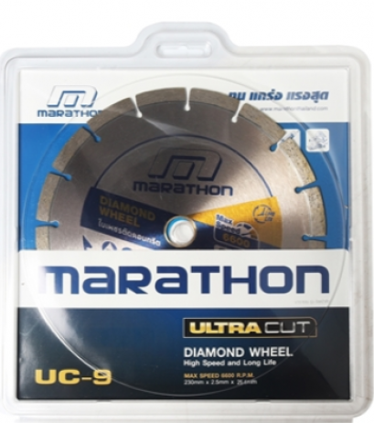 MARATHON ใบเพชรตัดคอนกรีต 9" รุ่น UC