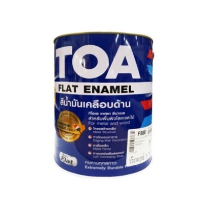 สีน้ำมันดำด้าน TOA F888
