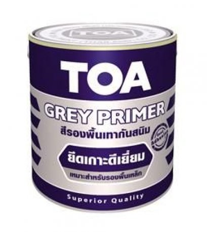 สีรองพื้นกันสนิม TOA สีเทา 2010 ขนาด 3.785 ลิตร/แกลลอน