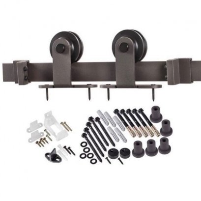 รางเลื่อนประตูไม้เนื้อแข็ง 2&quot;x4&quot; ยาว 2.00m.