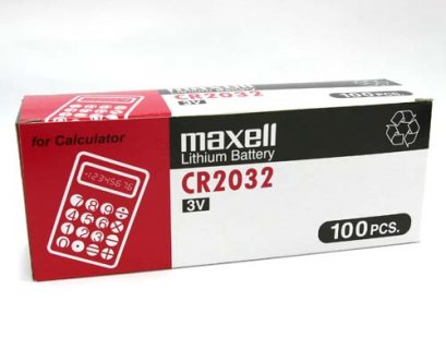 ถ่าน MAXELL-CR2032 (100ก้อน/กล่อง) 