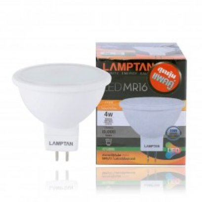 หลอดLED LAMPTAN 220V 5W MR16 วอร์มไวท์
