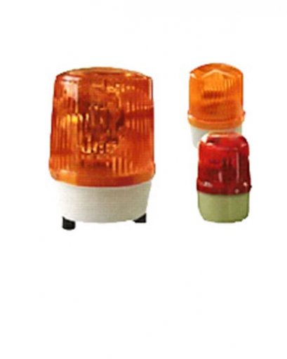 โคมไฟสัญญานฉุกเฉิน แบบหมุนรอบตัว สีแดง 4 นิ้ว