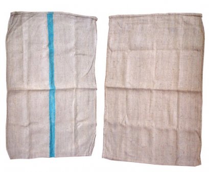 กระสอบป่าน มือหนึ่งพิมพ์ลาย ขนาด 23&quot;x35&quot;