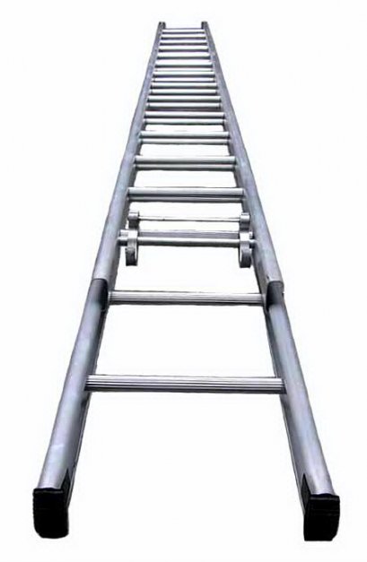 บันไดพาด เลื่อน BARCO ขนาด 17&#039; x 17&#039; ฟุต ความสูง 9.60เมตร