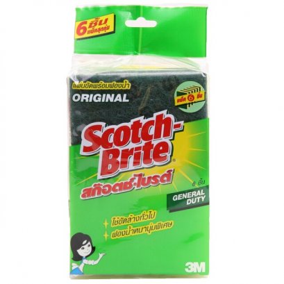 สก็อตช์ไบรต์เล็กฟองน้ำ 3x4&quot; 1x12
