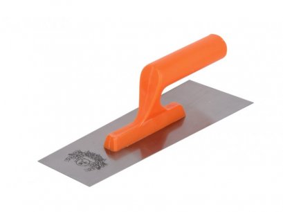 เกรียงสี่เหลี่ยมขัดมัน ด้ามพีวีซีสีส้ม eagle one