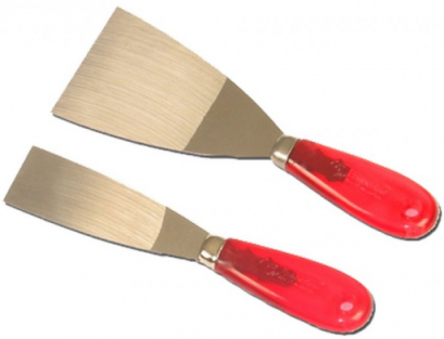 เกียงโป๊วสี STL ด้ามพีวีซีใส 2.1/2&quot;