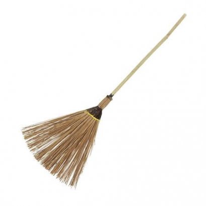 ไม้กวาดทางมะพร้าว (แบบบาง)