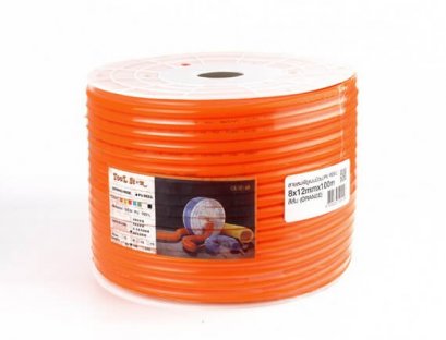สายลม PU 12X8 (สีส้ม) 100เมตร/ม้วน