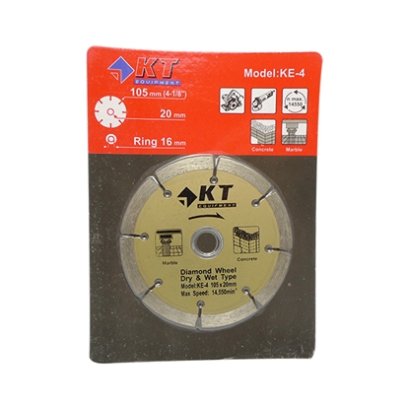 ใบเพชรตัดคอนกรีต หินอ่อน 4&quot; KT KE-4