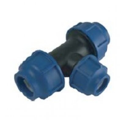 TON-D สามทางเกลียวในPE Comp สวมอัด 25x3/4&quot;