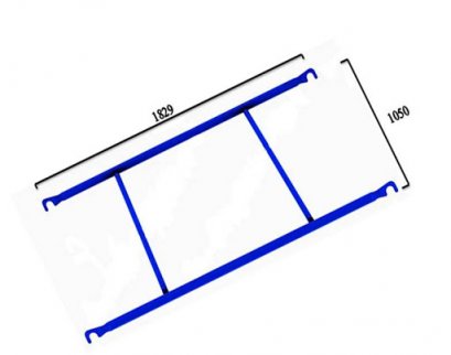 ฝาครอบนั่งร้าน ขนาด 1829 x 1050 mm.