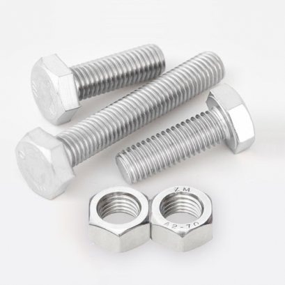 น็อต 3/8&quot; ยาว 1.1/2&quot;(ตัวผู้+ตัวเมีย)