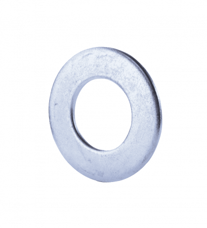 แหวนเหล็กขาว 3/8&quot; (ขอบ 28) หนา2.5