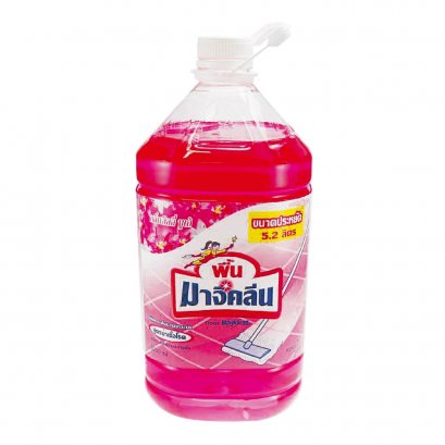 น้ำยาทำความสะอาดพื้น มาจิคลีน สีชมพู 5200 มล.