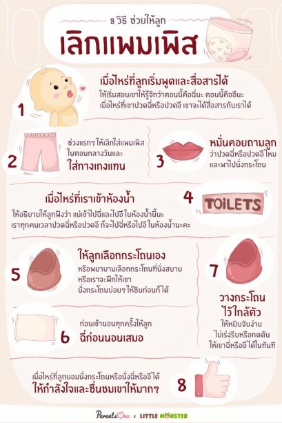 8 วิธีเลิกแพมเพิส