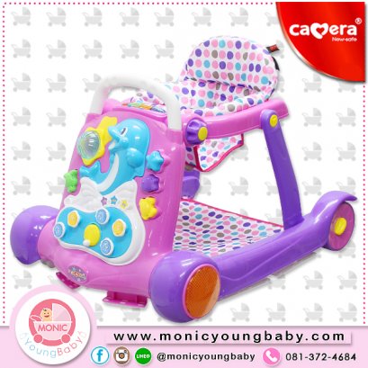 รถหัดเดิน+ผลักเดิน WA-087 Camera Baby Walker 3in1