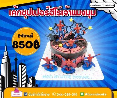 เค้กซุปเปอร์ฮีโร่เจ้าแมงมุม