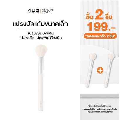 (2 ชิ้น 199 กด 2 ชิ้นรับโปร) 4U2 SKIN SMALL BLUSH BRUSH