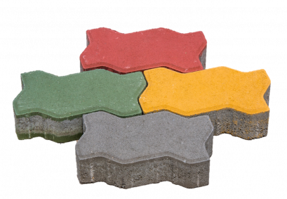 บล็อกตัวหนอน บล๊อกแบบอัฐศิลา 198x198x60 มม.