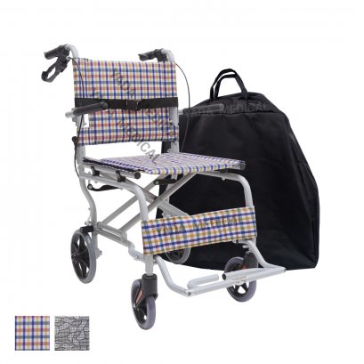 รถเข็นอลูมิเนียมอัลลอย พร้อมกกระเป๋าเก็บรถเข็น