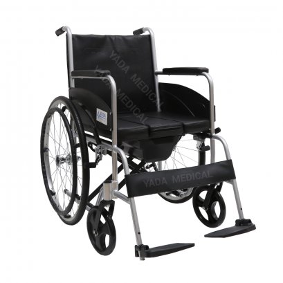 รถเข็นนั่งถ่ายอลูมิเนียมอัลลอย