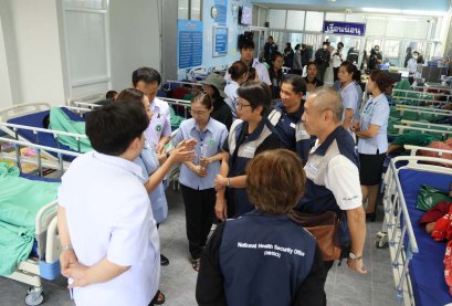 รพ.ศรีรัตนะ จ.ศรีสะเกษ เพิ่มศักยภาพบริการใกล้บ้าน ขยาย Home Wardบริการเฉพาะทาง เชื่อมดูแลผู้ใช้สารเสพติดถึงชุมชน