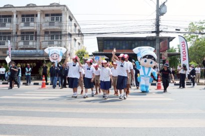 โตโยต้า ยกระดับความปลอดภัยจุดเสี่ยงอุบัติเหตุฉะเชิงเทรา ผ่านโครงการ TRUST