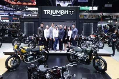 TRIUMPH เปิดไฮไลท์ ส่ง "บอนเนวิลล์ บอบเบอร์" และ "สตรีท สแครมเบลอร์" สร้างปรากฏการณ์พรีเมี่ยมไบค์ไทย
